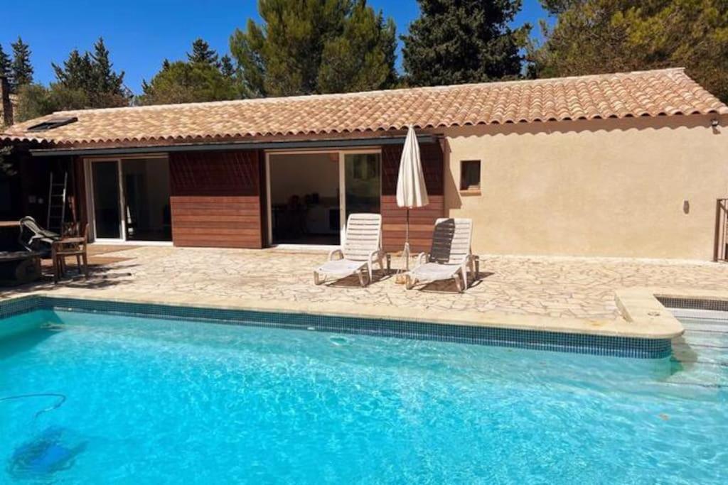 Petit Terme - Piscine - Clim - Parking Les Angles (Gard) Exterior foto